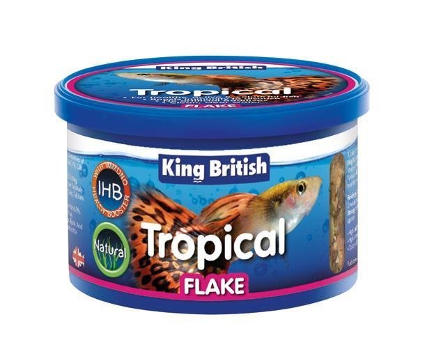 King British Tropical Fish Flake (with IHB) 28g