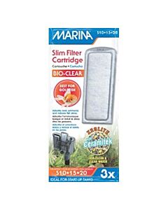 Marina Bio Clear Cartridges for Slim Filters 3pk