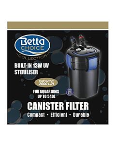Betta Choice 2000 UV Canister Filter < 540L