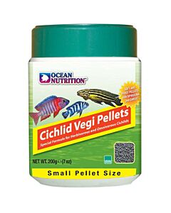 Ocean Nutrition Cichlid Vegi Pellet 200g - Small Pellet Size