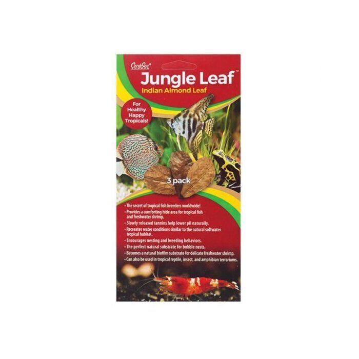 Caribsea Planted Aquaria Jungle Leaf Indian Almond Leaf 3pk (00651)