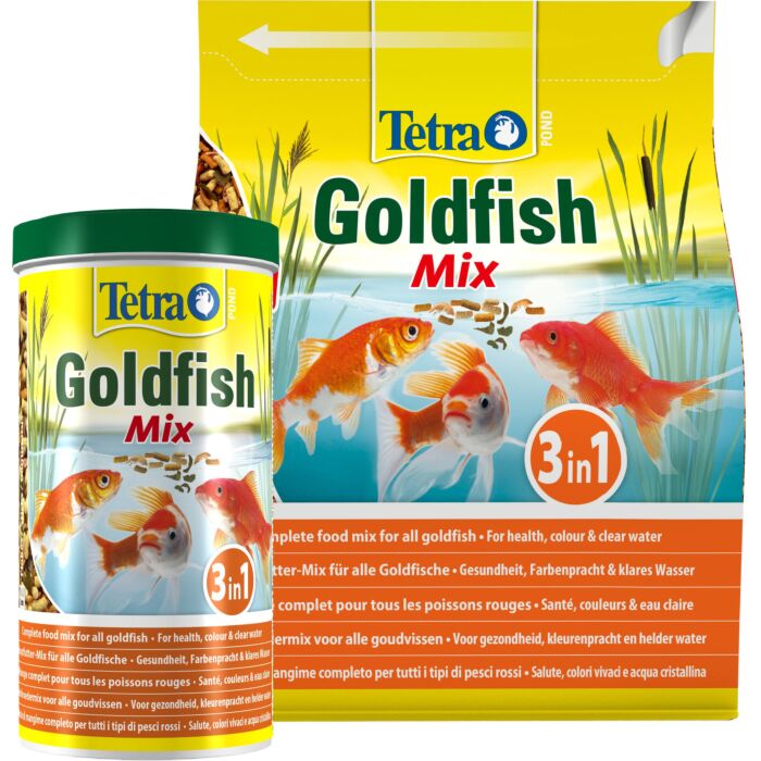 Tetra Pond Goldfish Mix - Mixed Fish Food For Pond Fish (1L, 4L)