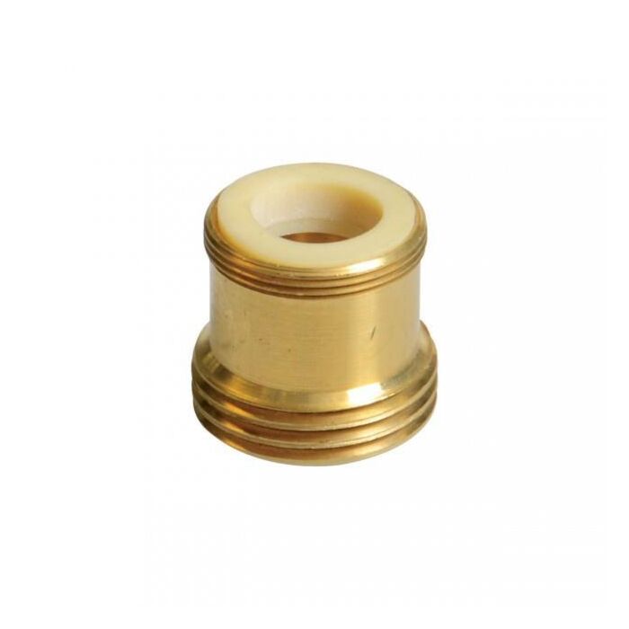 Python No Spill Clean and Fill Brass Adapter