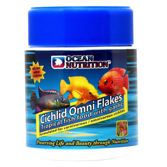 Ocean Nutrition Cichlid Omni Flake Freshwater Fish 71g (1025650)