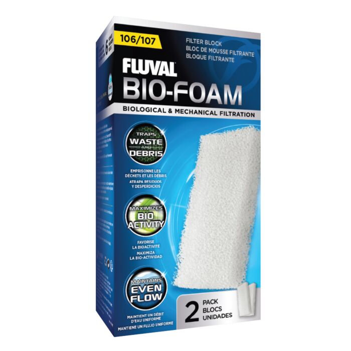 Fluval 106 107 Foam Filter Block - Freshwater & Marine Aquariums