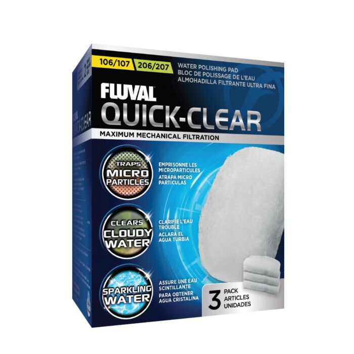Fluval 106/107 & 206/207 Quick-Clear Pad For Aquarium Filters