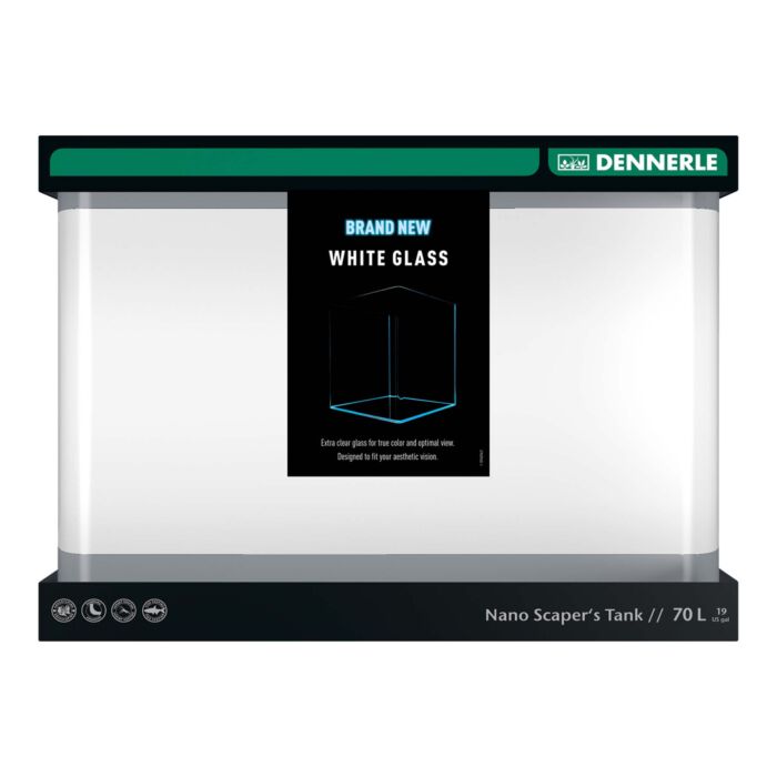 Dennerle Nano Tank White Glass - 70L