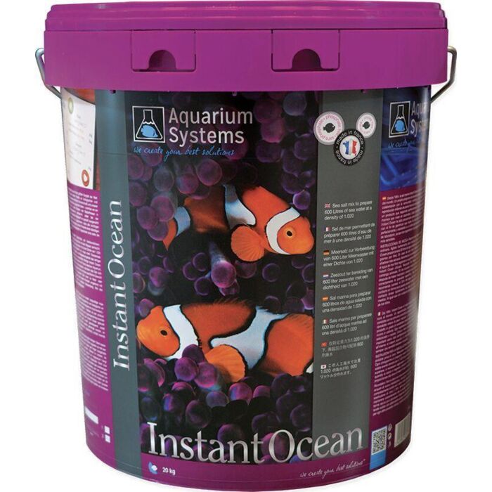 Instant Ocean Aquarium Marine Sea Salt 20kg / 600 litres