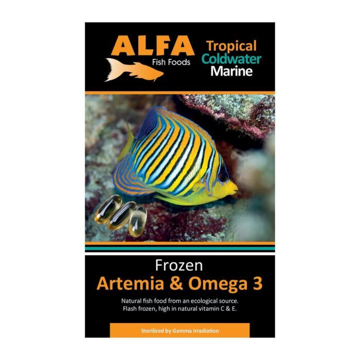 Alfa Gamma Frozen 100g Blister Pack - Artemia & Omega 3