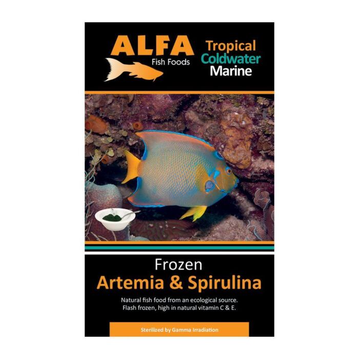 Alfa Gamma Frozen 100g Blister Pack - Artemia & Spirulina