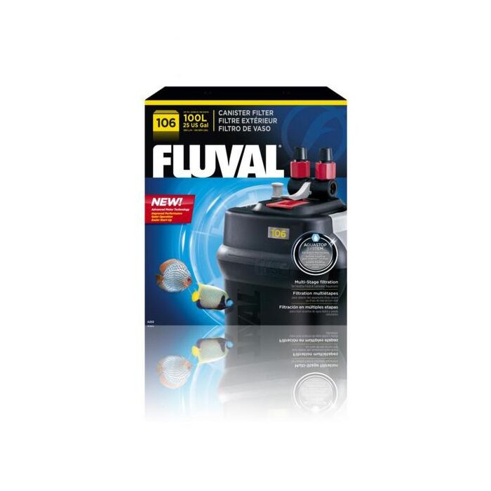 Fluval 106 External Filter Packaging