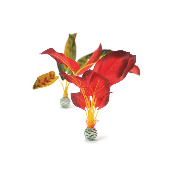 biOrb Silk Plants Tall 2 Pack Red and Green