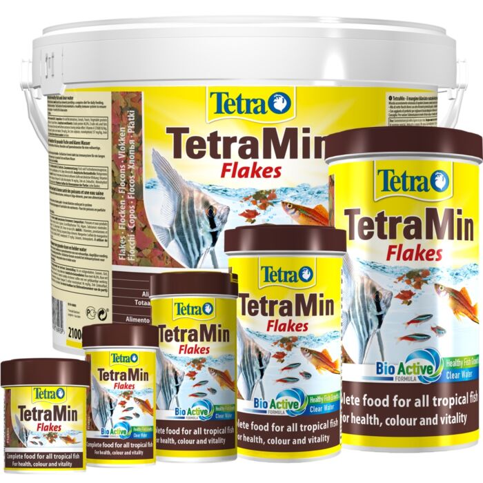TetraMin Flaked Food Grouped Image