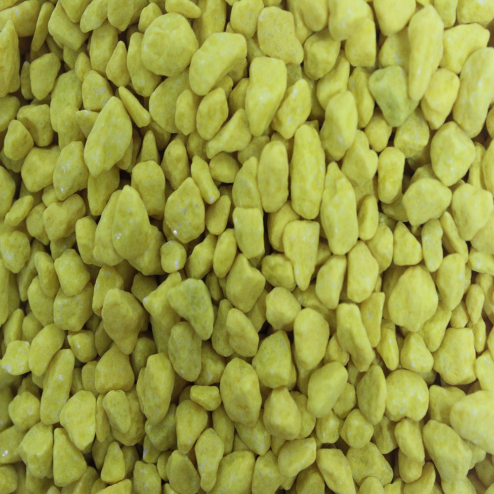 Unipac Coloured Aquarium Gravel 3 - 8mm - Yellow 2.5KG - Substrate ...